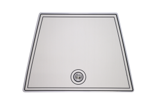 Custom SeaDek pinline hatch cover, premium non-skid marine flooring for boat hatches