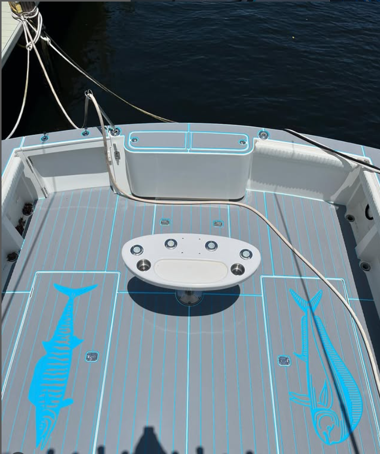 Storm Gray over Bahama Blue SeaDek | SeaDek Care
