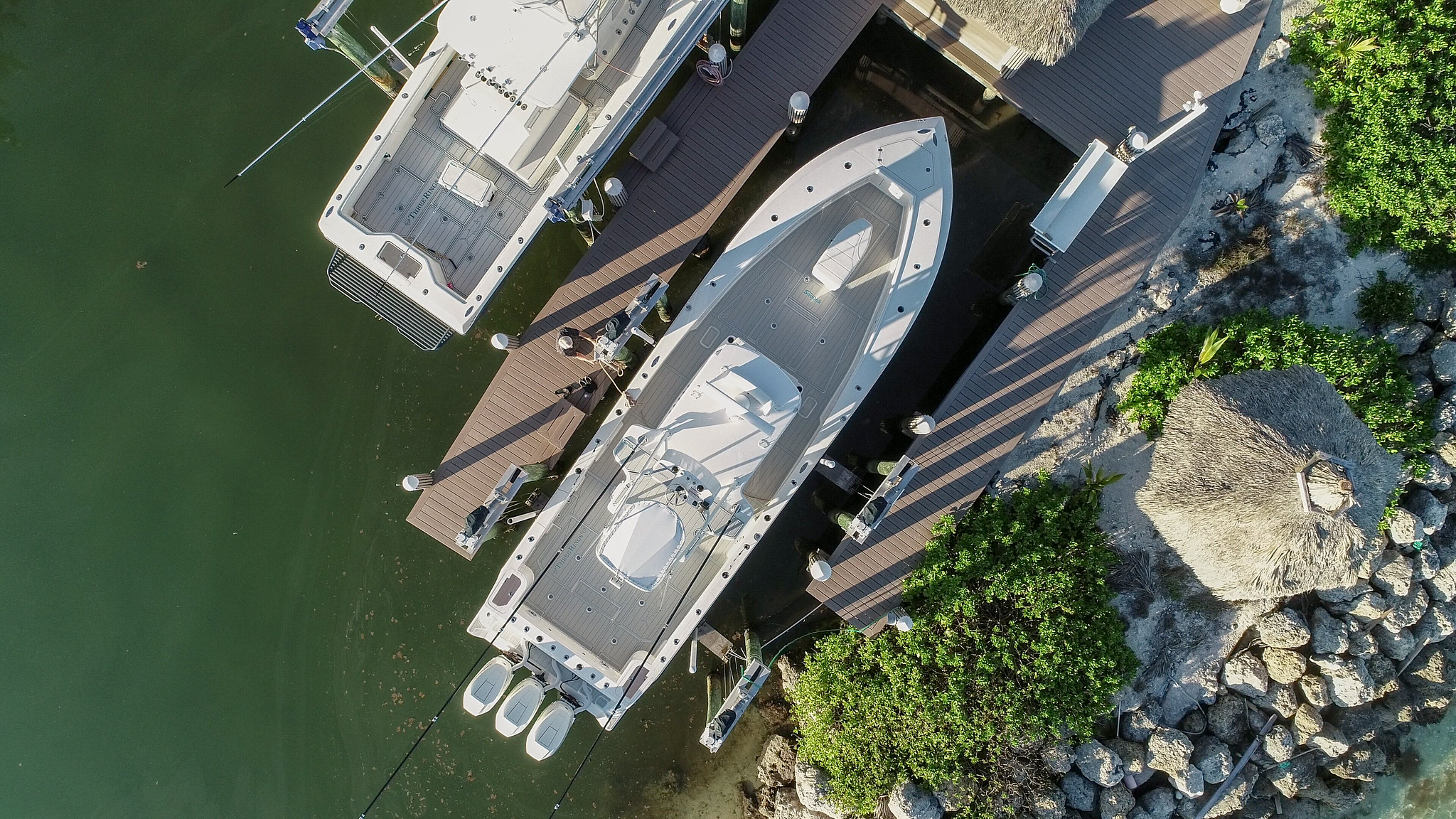 Offshore center console with SeaDek flooring on it, located in South Florida